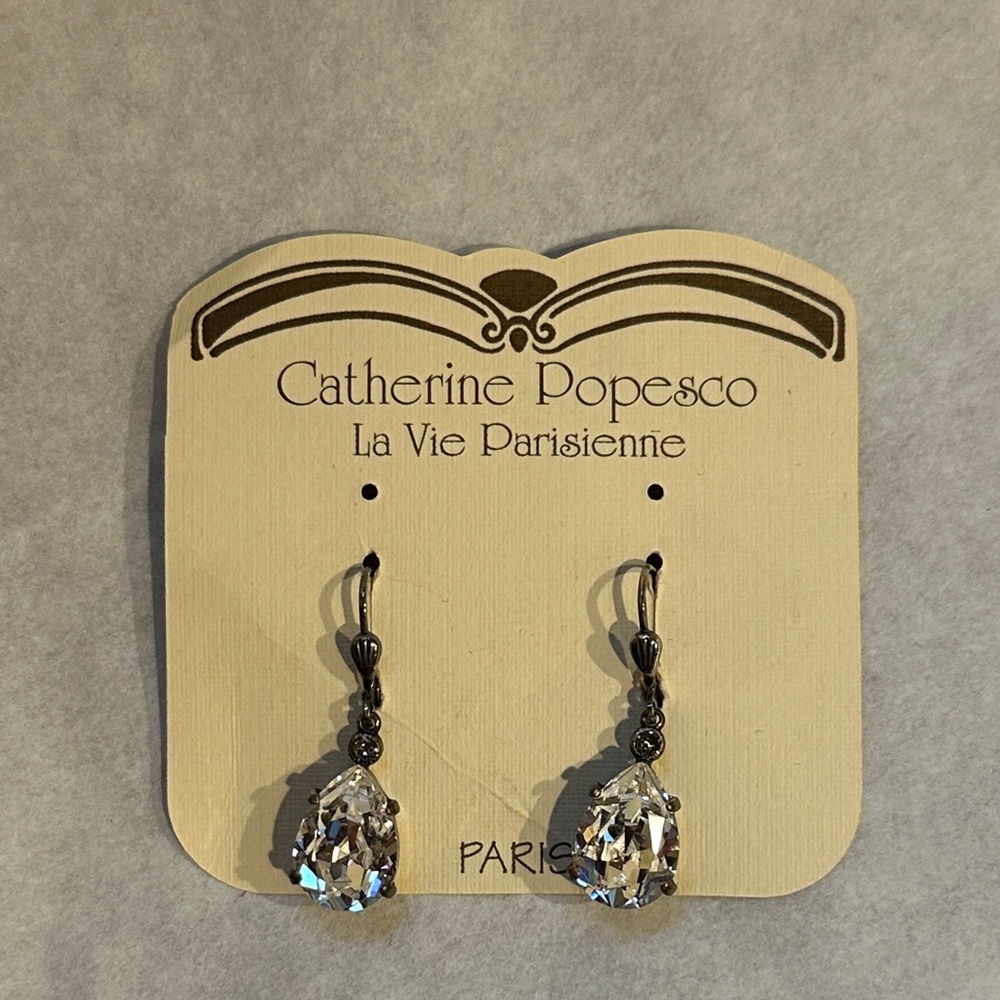 Catherine Popesco La Vie Parisienne Swarovski Crystal Earrings